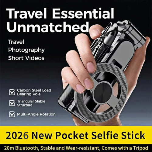 4-in-1 Multifunctional Magnetic mini Selfie Stick