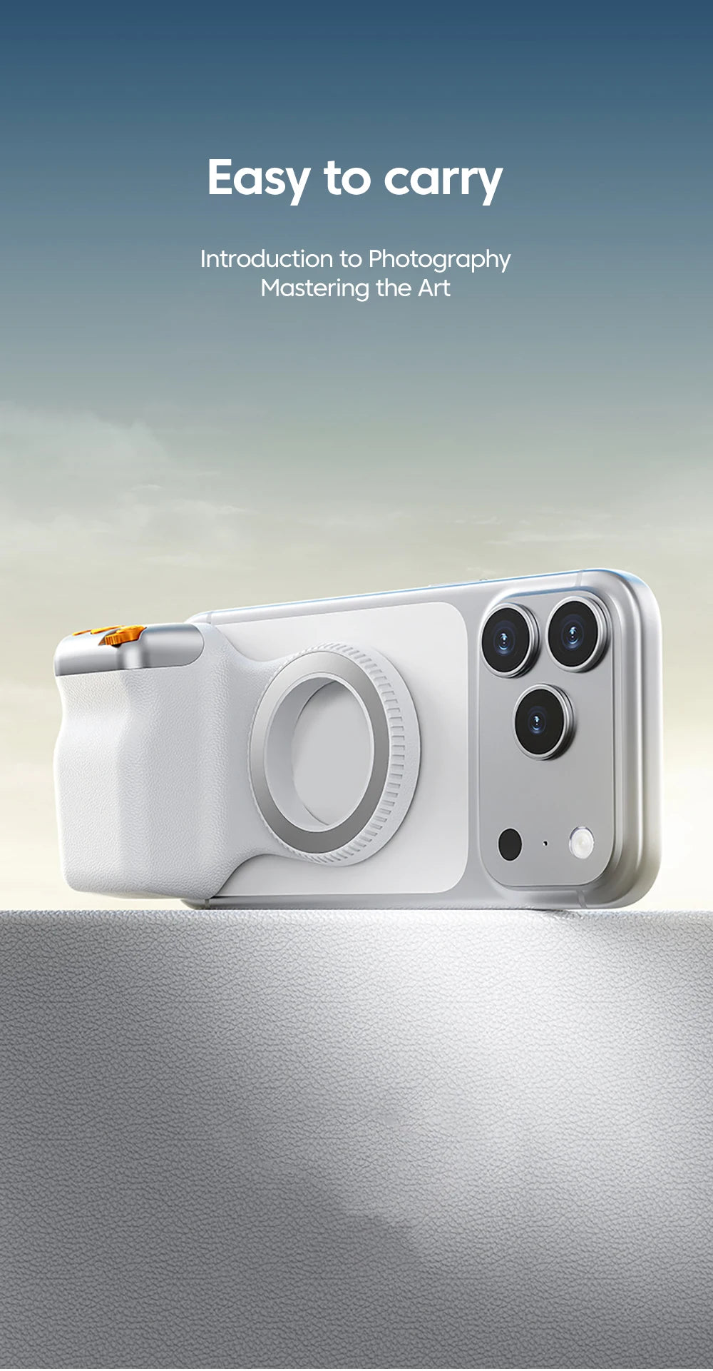 Magnetic Smart Phone Holder Shooting Aid Remote Control Handle For Iphone Android Phone Phone Camera Shoot Hand Grip