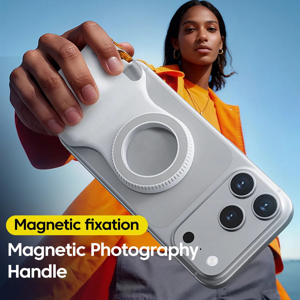 Magnetic Smart Phone Holder Shooting Aid Remote Control Handle For Iphone Android Phone Phone Camera Shoot Hand Grip