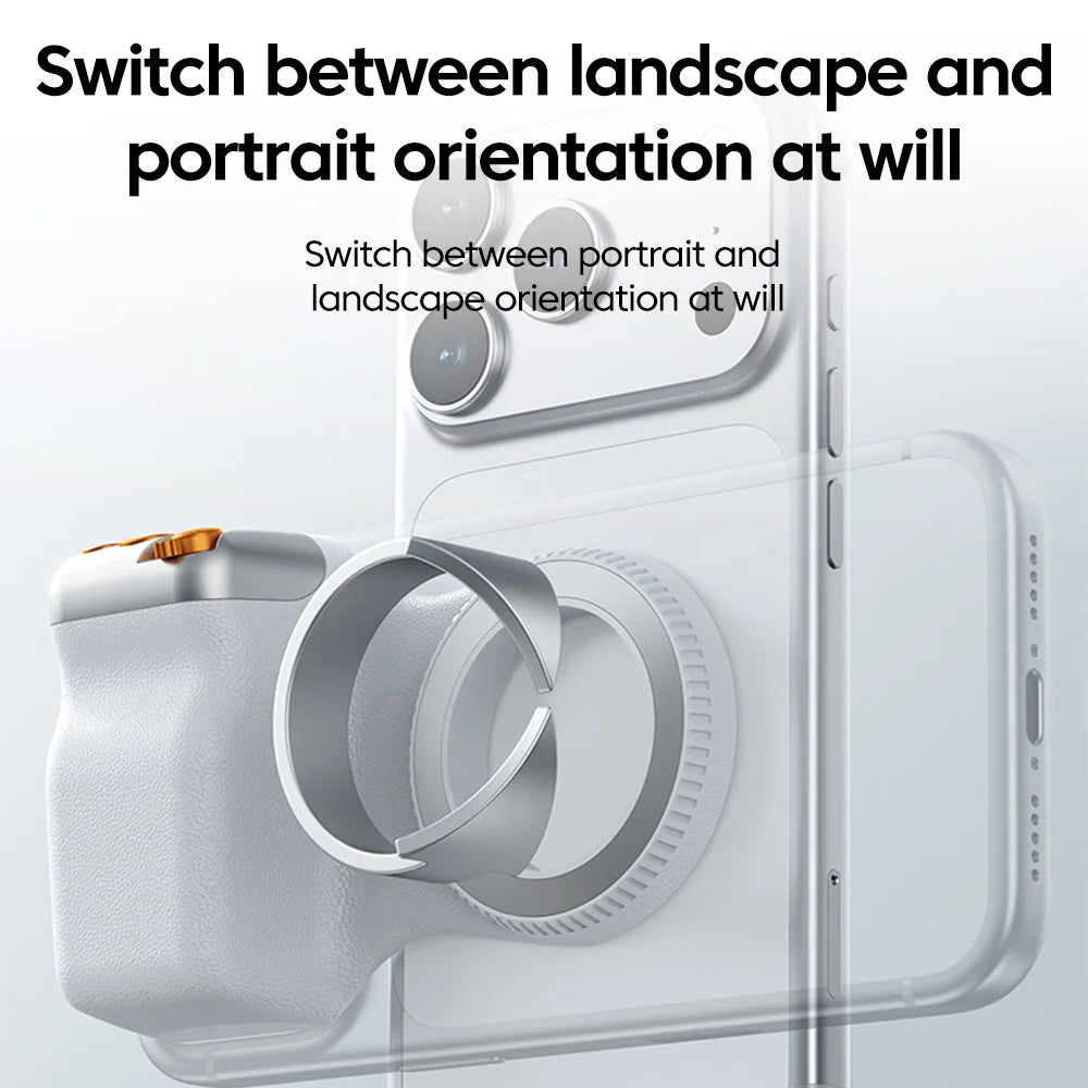 Magnetic Smart Phone Holder Shooting Aid Remote Control Handle For Iphone Android Phone Phone Camera Shoot Hand Grip